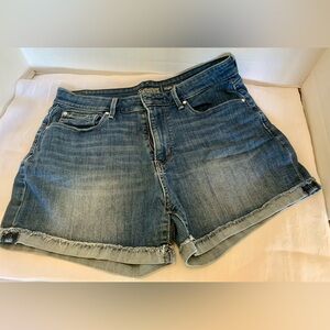 Signature by Levi Strauss High-Rise Blue Denim Shorts